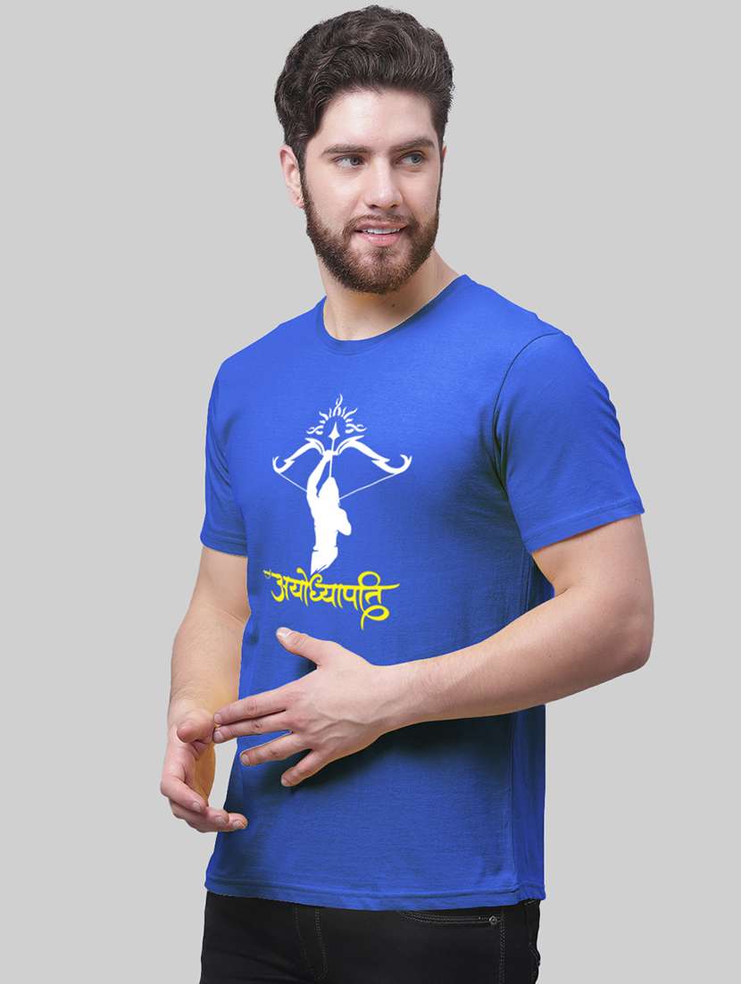 men front print short sleeve t-shirt - 20945413 -  Standard Image - 1