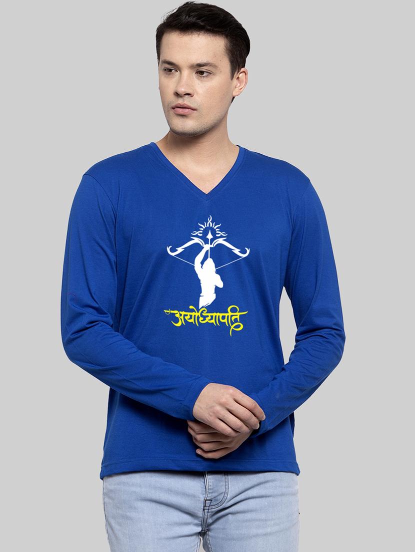 men front print short sleeve t-shirt - 20945429 - Zoom Image - 0