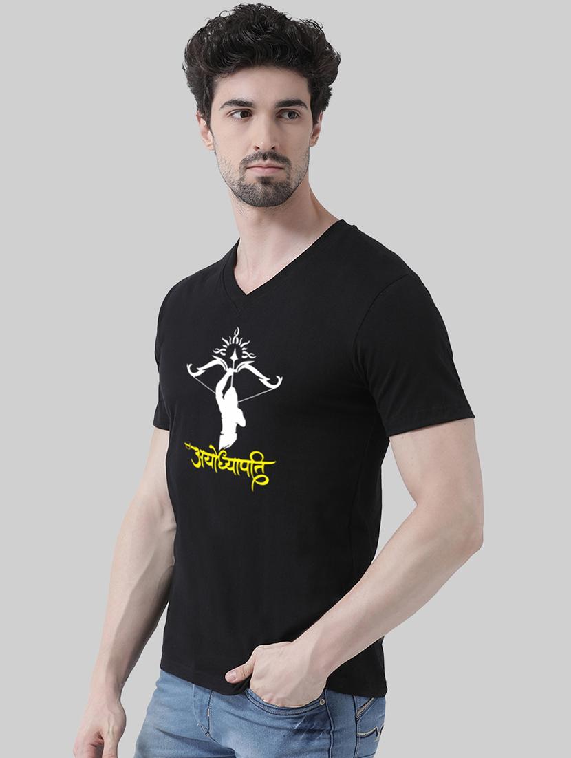 men front print short sleeve t-shirt - 20945434 - Standard Image - 1