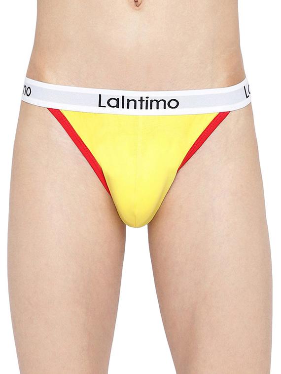 multi colored cotton 95% spandex 5% brief - 20945705 - Standard Image - 1