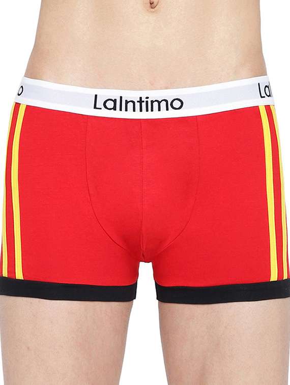 set of 3 multi coloured detailed trunks brief - 20946055 -  Standard Image - 1