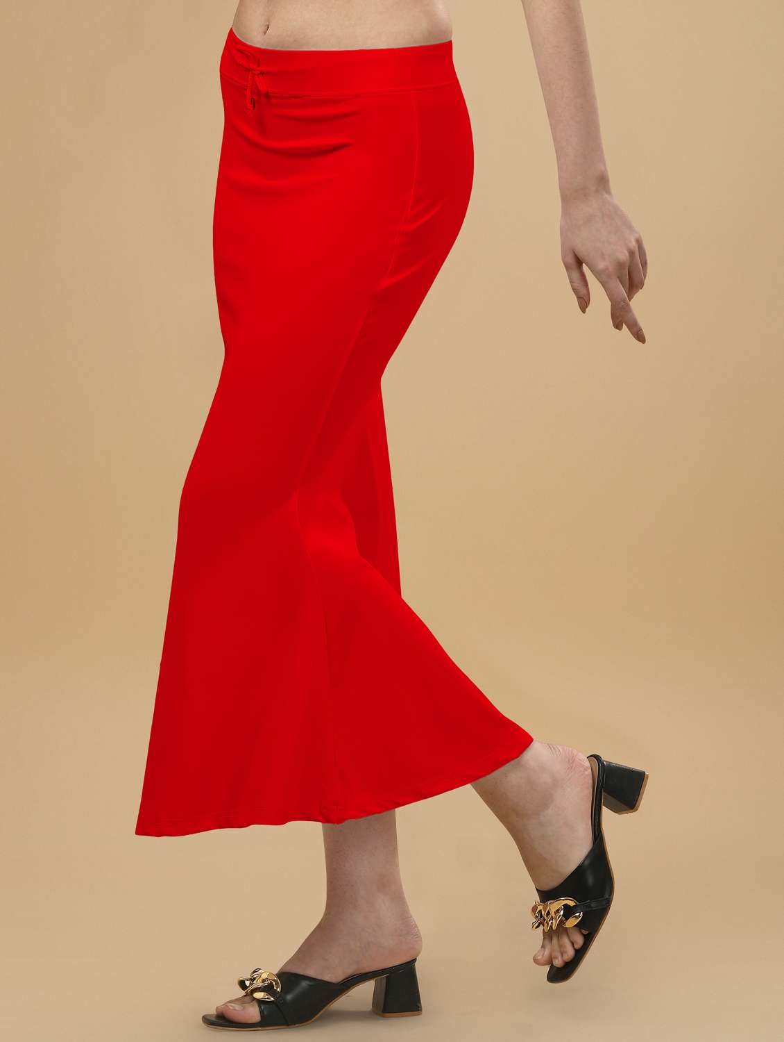 women lycra blend stretchable saree shaper