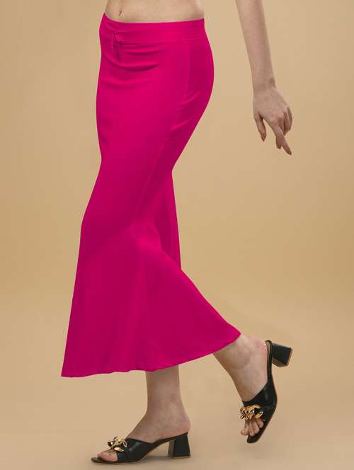 women lycra blend stretchable saree shaper - 20947436 -  Standard Image - 0