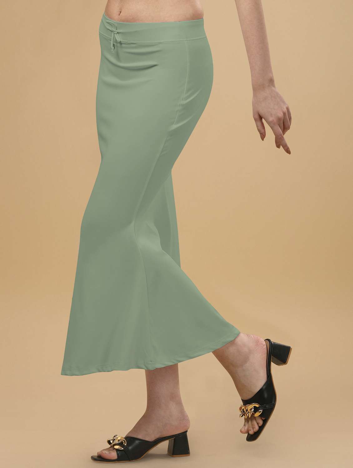 women lycra blend stretchable saree shaper