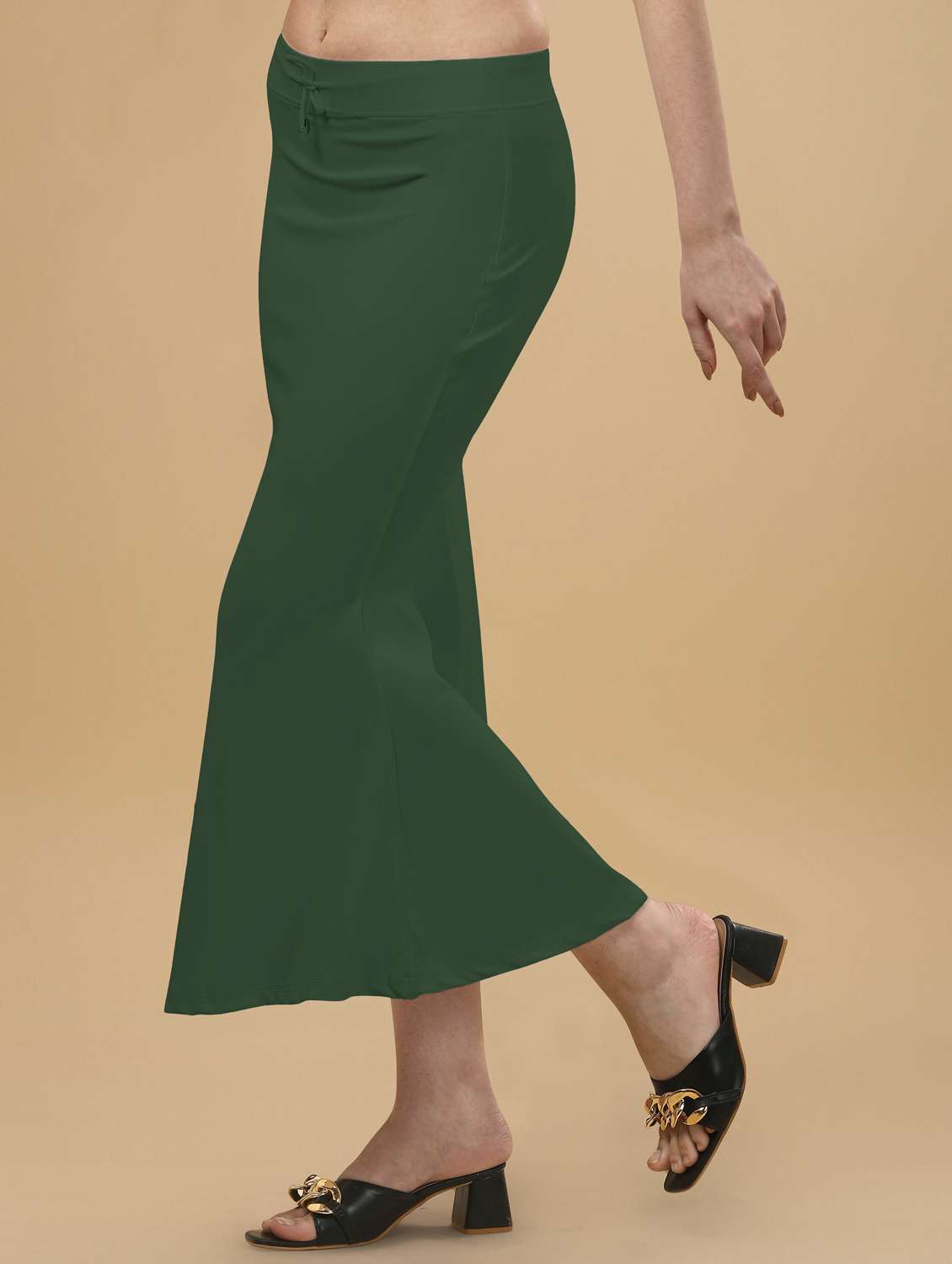 women lycra blend stretchable saree shaper