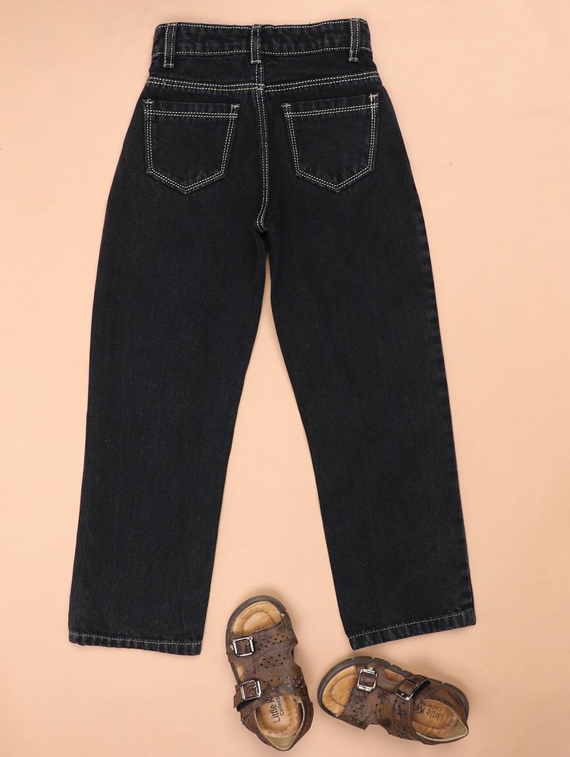 girls denim plain jeans - 20948374 - Standard Image - 1