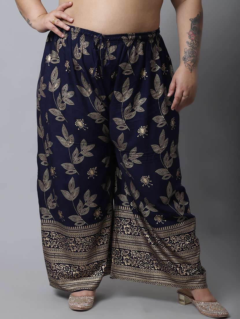 women printed rayon palazzo