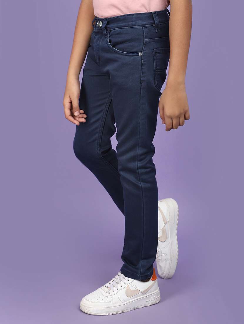 boys solid mid rise slim fit jean - 20948715 -  Standard Image - 1