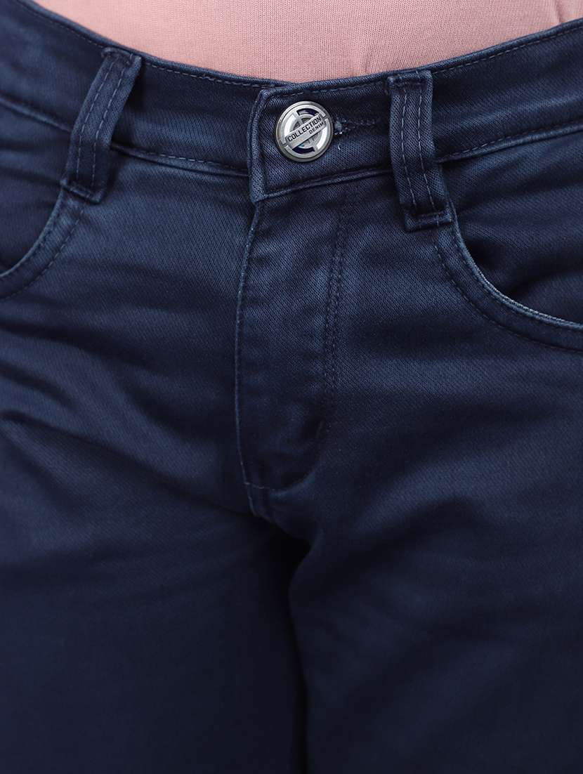 boys solid mid rise slim fit jean - 20948715 -  Standard Image - 4