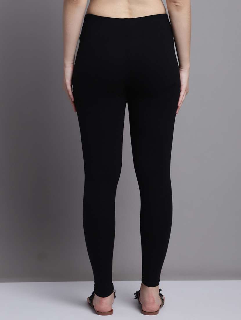 pack of 2 solid cotton leggings - 20950980 -  Standard Image - 4