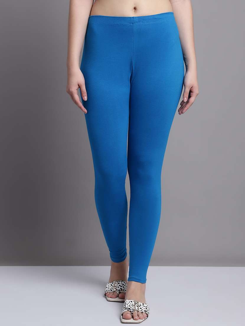 pack of 2 solid cotton leggings - 20951002 -  Standard Image - 1