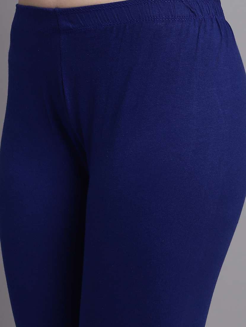 women multicolored solid set of 2 ankle length legging - 20951034 -  Standard Image - 6