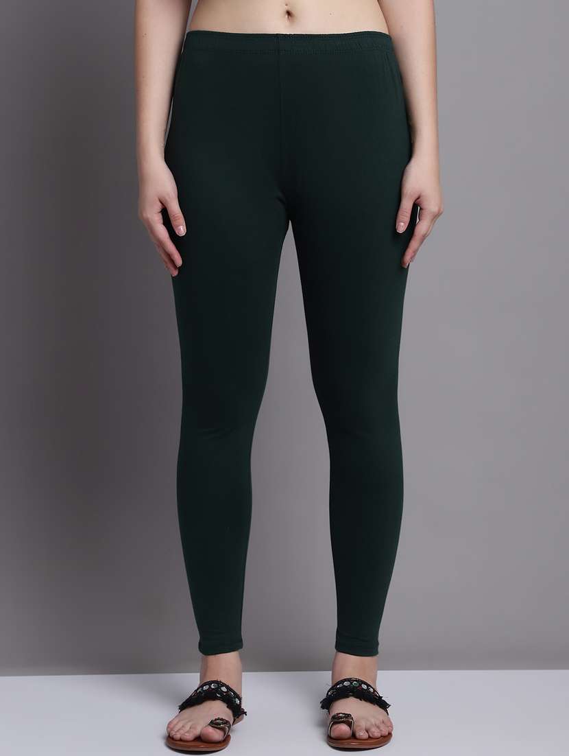 pack of 2 solid multi coloured leggings - 20951046 -  Standard Image - 1