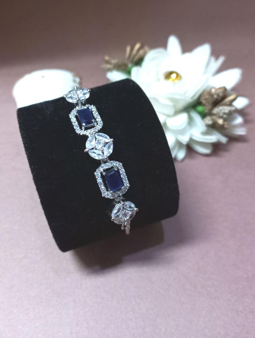 alloy rhodium blue bracelet - 20951086 - Standard Image - 1