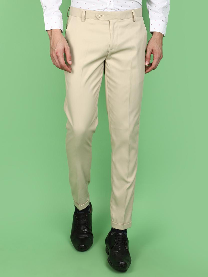 men solid slim fit formal trouser - 20951190 - Zoom Image - 0
