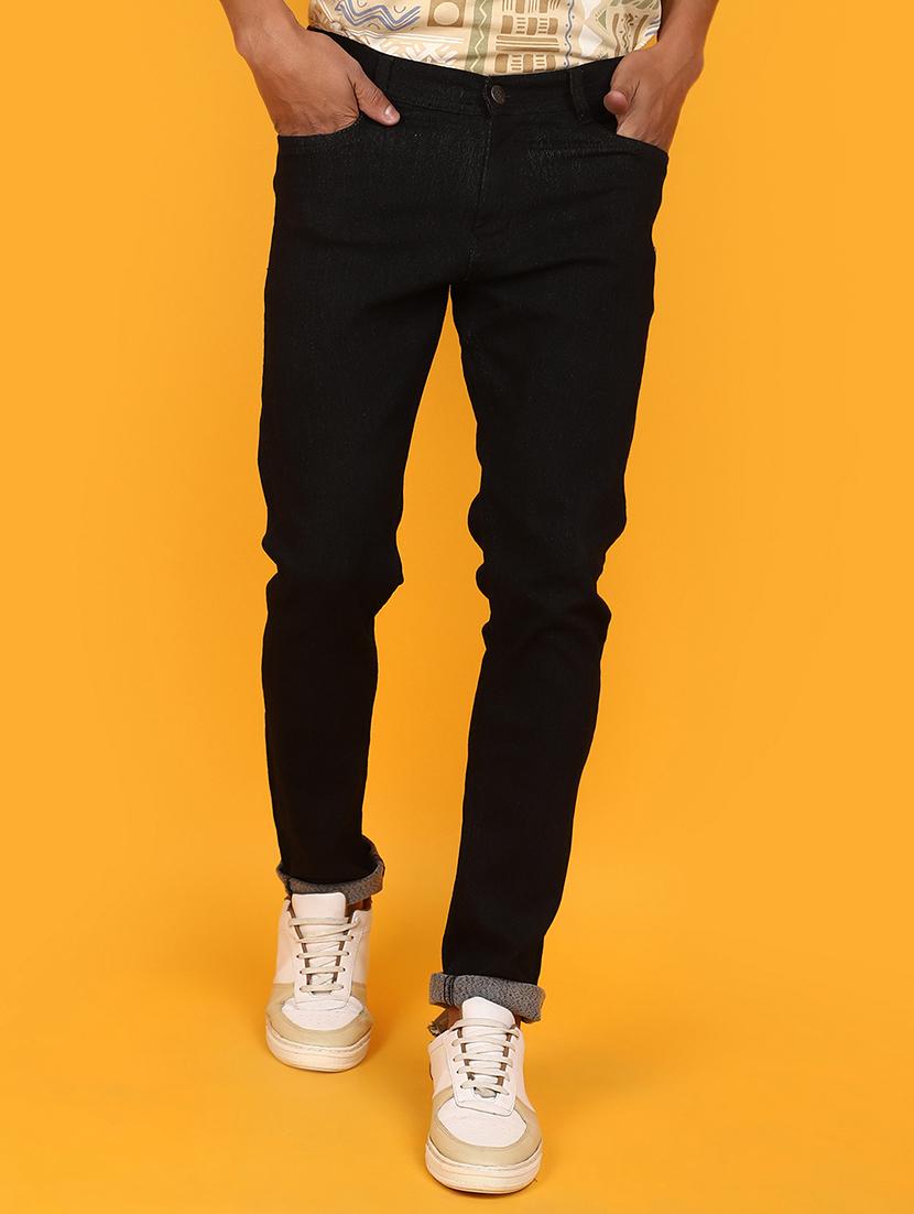 men mid rise plain denim jeans - 20951237 - Zoom Image - 0