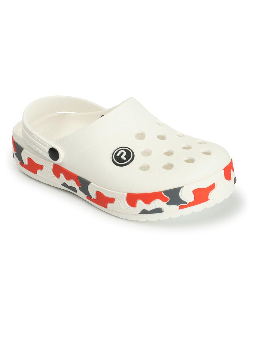 men white crocs clogs - 20951338 -  Standard Image - 1