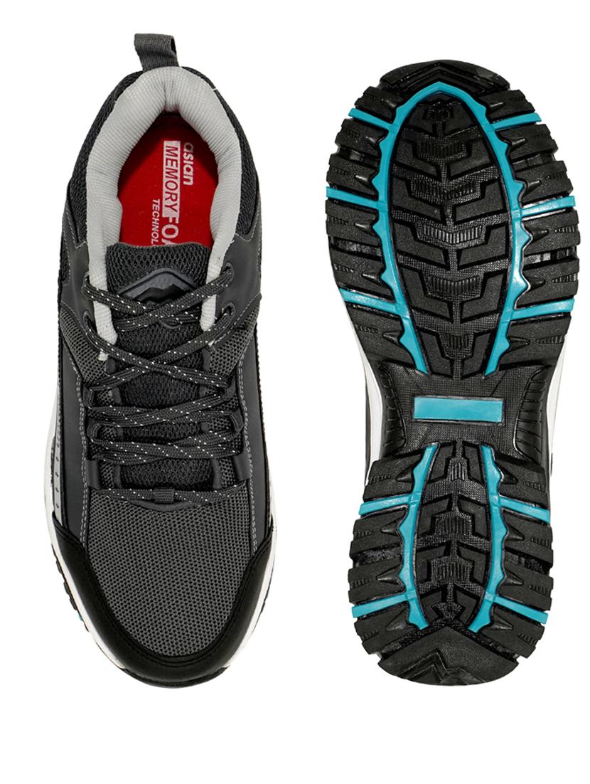 grey lace up sport shoe - 20951405 - Standard Image - 4