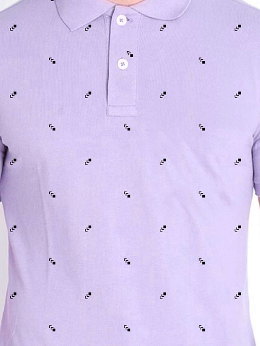 men polo neck printed t-shirt - 20952028 -  Standard Image - 4