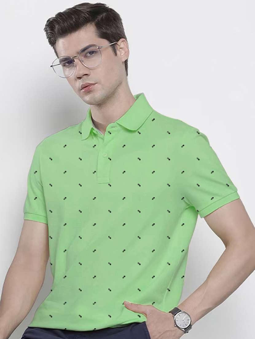 neo mint cotton blend all over print tshirt - 20952034 -  Standard Image - 1