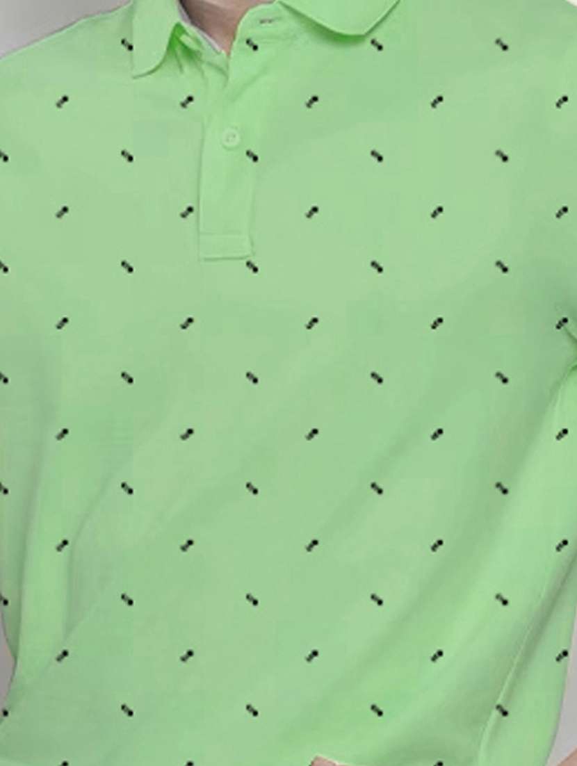 neo mint cotton blend all over print tshirt - 20952034 -  Standard Image - 4