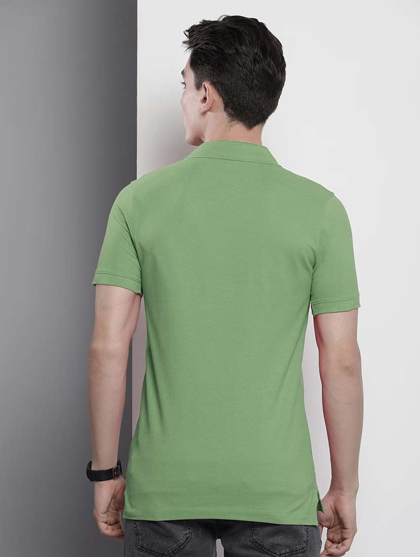 neo mint cotton blend plain tshirt - 20952048 -  Standard Image - 1