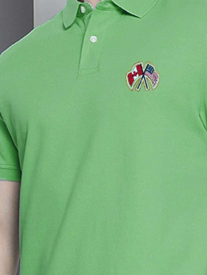 neo mint cotton blend plain tshirt - 20952064 -  Standard Image - 4