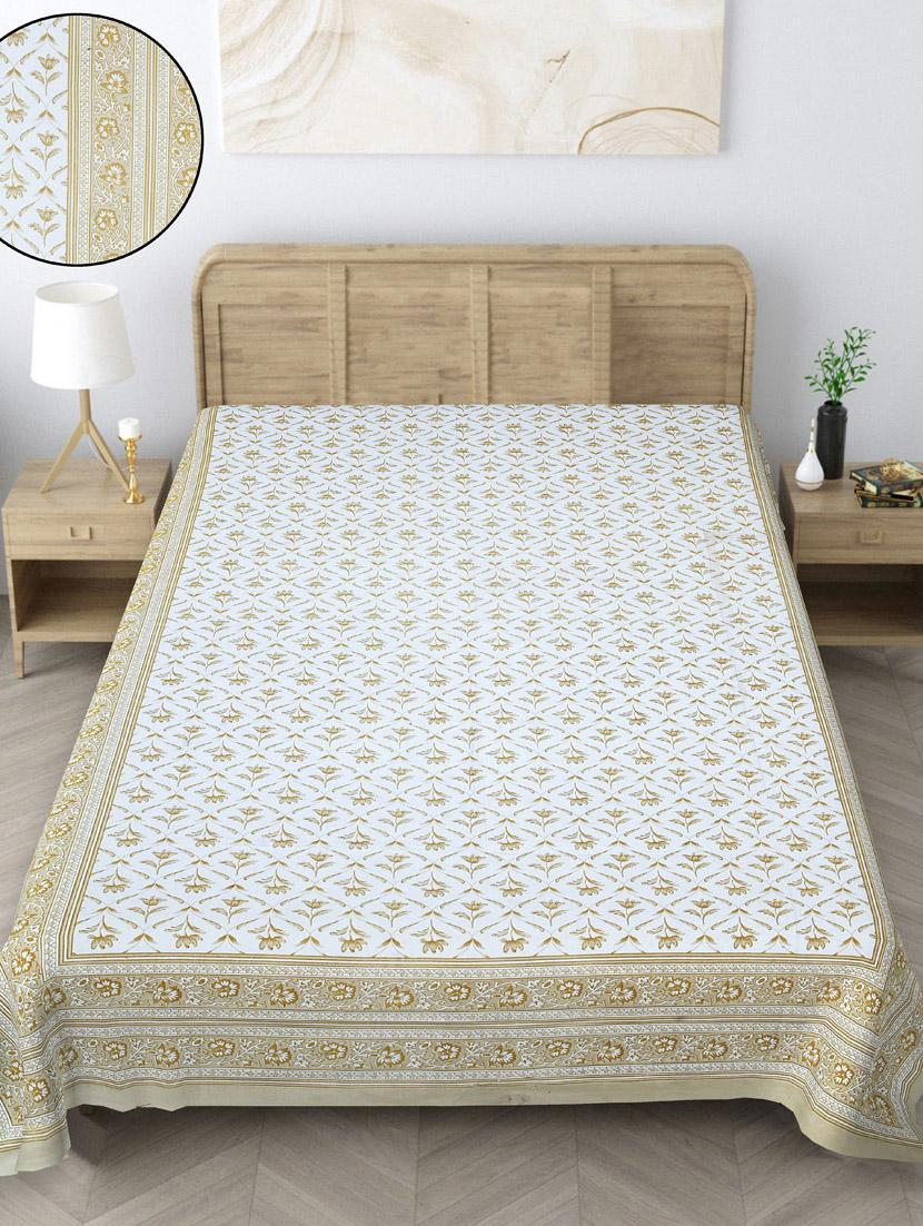 texstylers pure cotton printed jaipuri 60 x 90 inches single bedsheet - 20956523 - Standard Image - 1