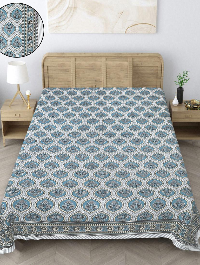 texstylers pure cotton printed jaipuri 60 x 90 inches single bedsheet - 20956529 - Standard Image - 1