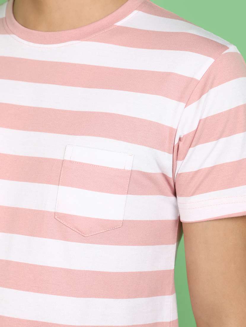 men striped short sleeves t-shirt - 20957404 -  Standard Image - 4