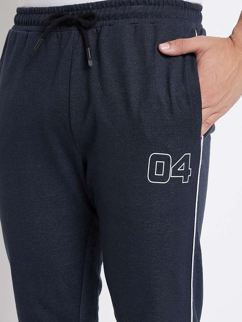 men placement print full length track pant - 20957933 -  Standard Image - 4