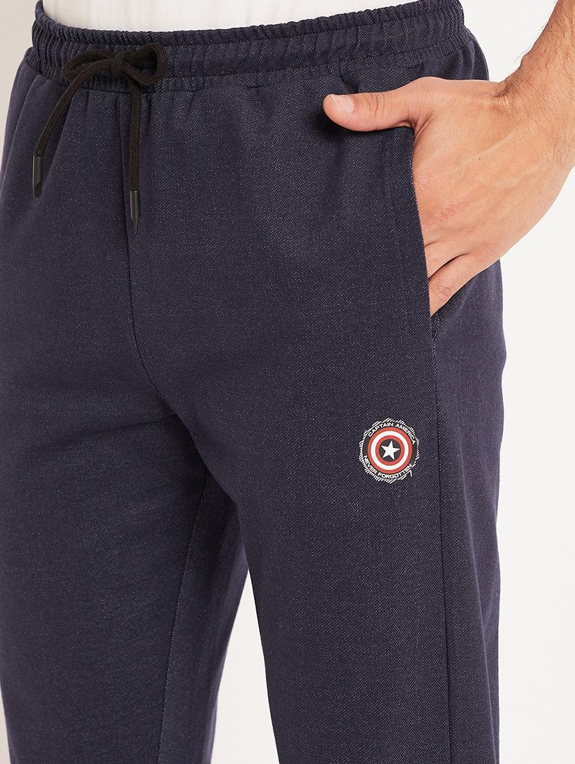 men solid full length track pant - 20957935 - Standard Image - 4