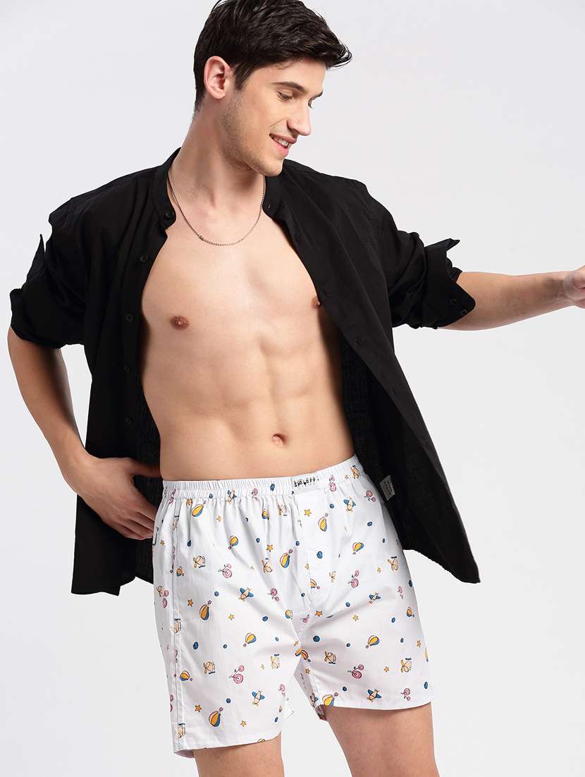 men white printed boxer - 20960513 -  Standard Image - 4
