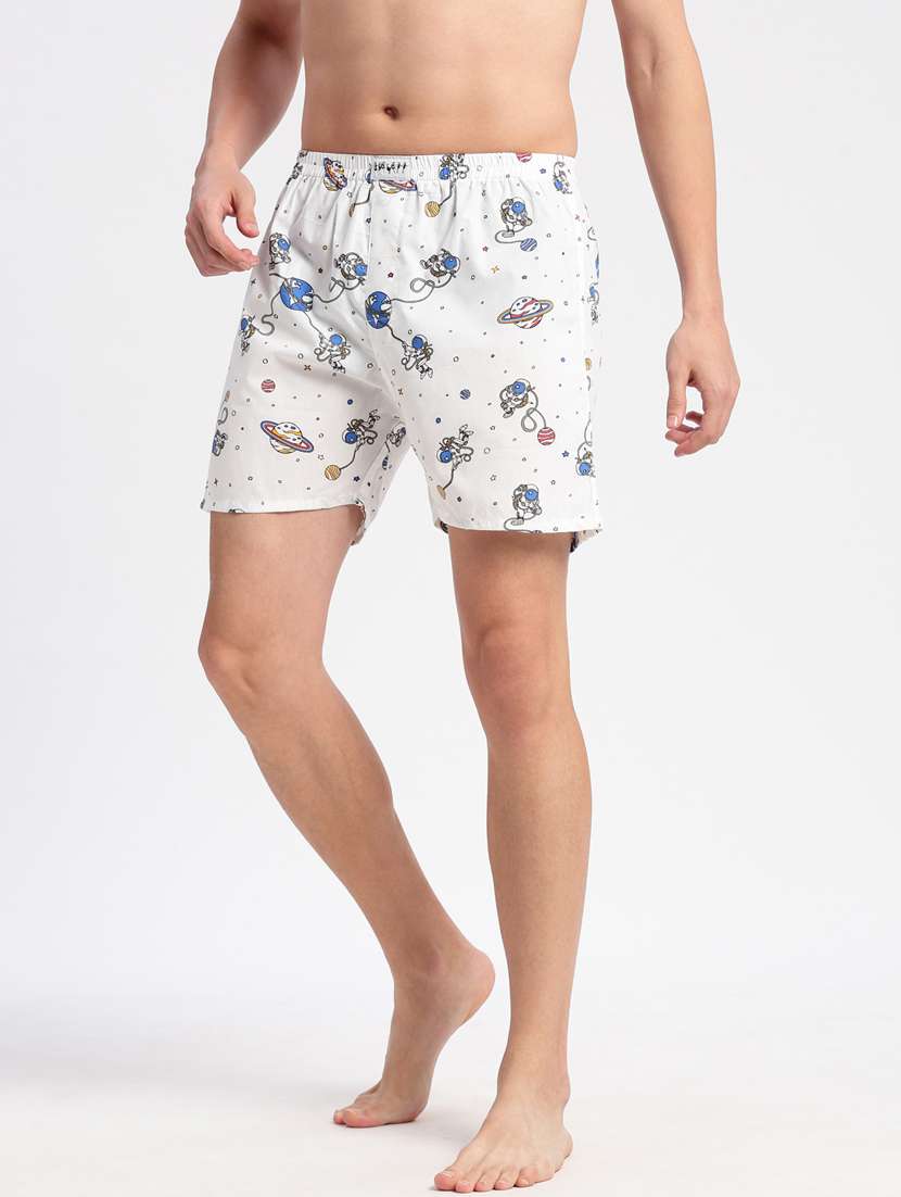 men white printed boxer - 20960514 -  Standard Image - 1