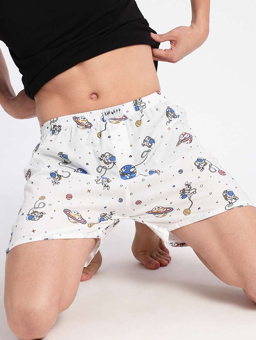 men white printed boxer - 20960514 -  Standard Image - 4