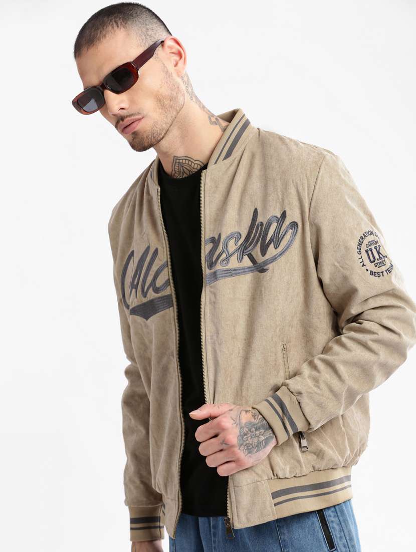 men long sleeve self-designed casual jacket - 20960556 -  Standard Image - 4