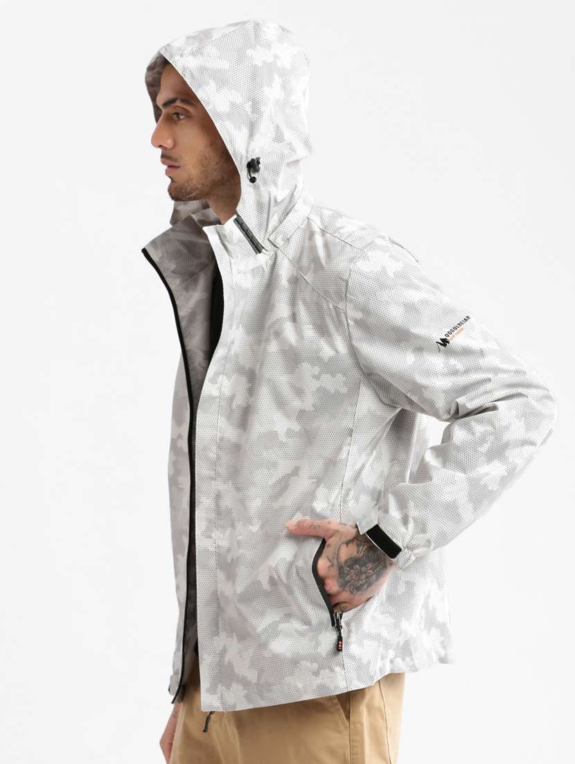 men long sleeve camouflage casual jacket - 20960574 -  Standard Image - 1