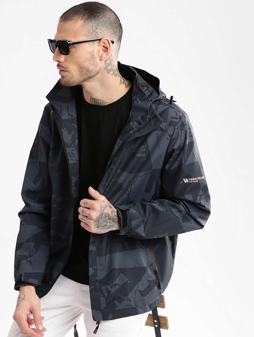 men long sleeve camouflage casual jacket - 20960577 -  Standard Image - 4