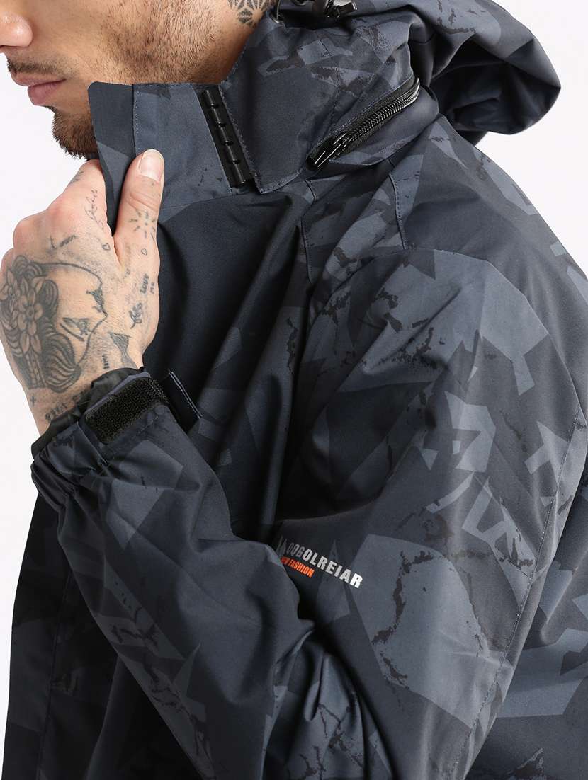 men long sleeve camouflage casual jacket - 20960577 -  Standard Image - 6