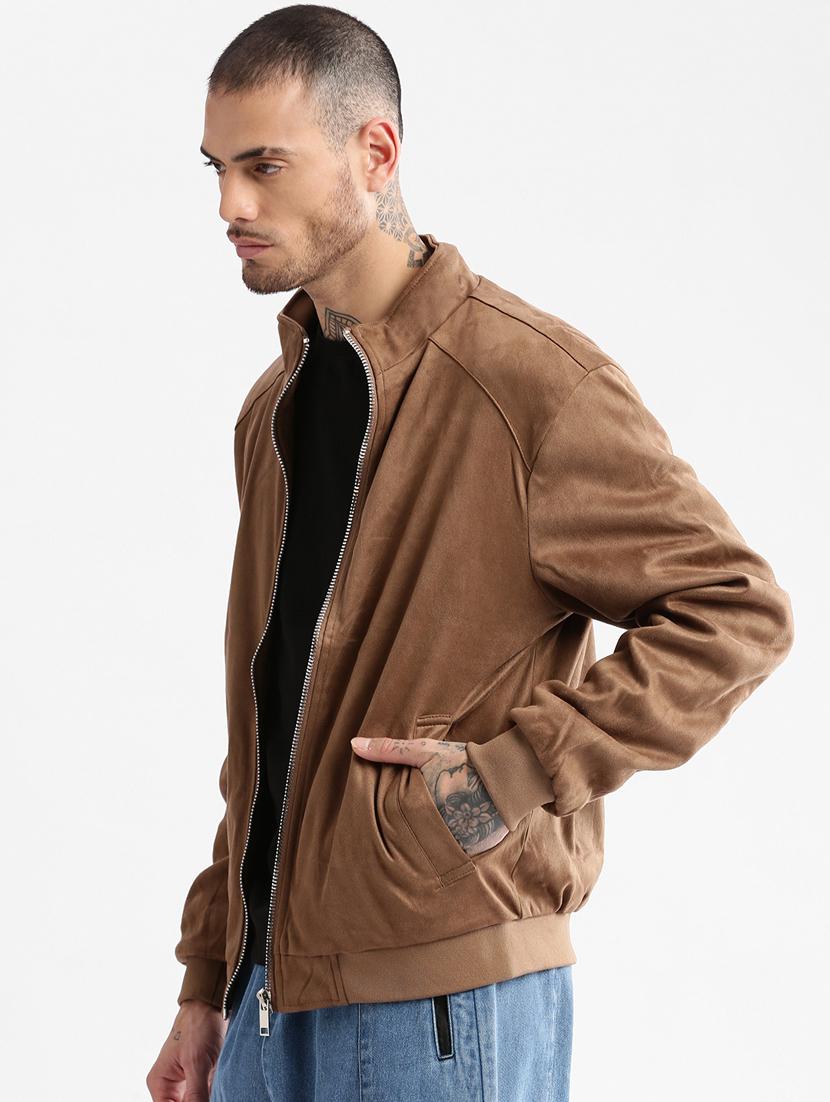 men long sleeve solid casual jacket - 20960587 - Standard Image - 1