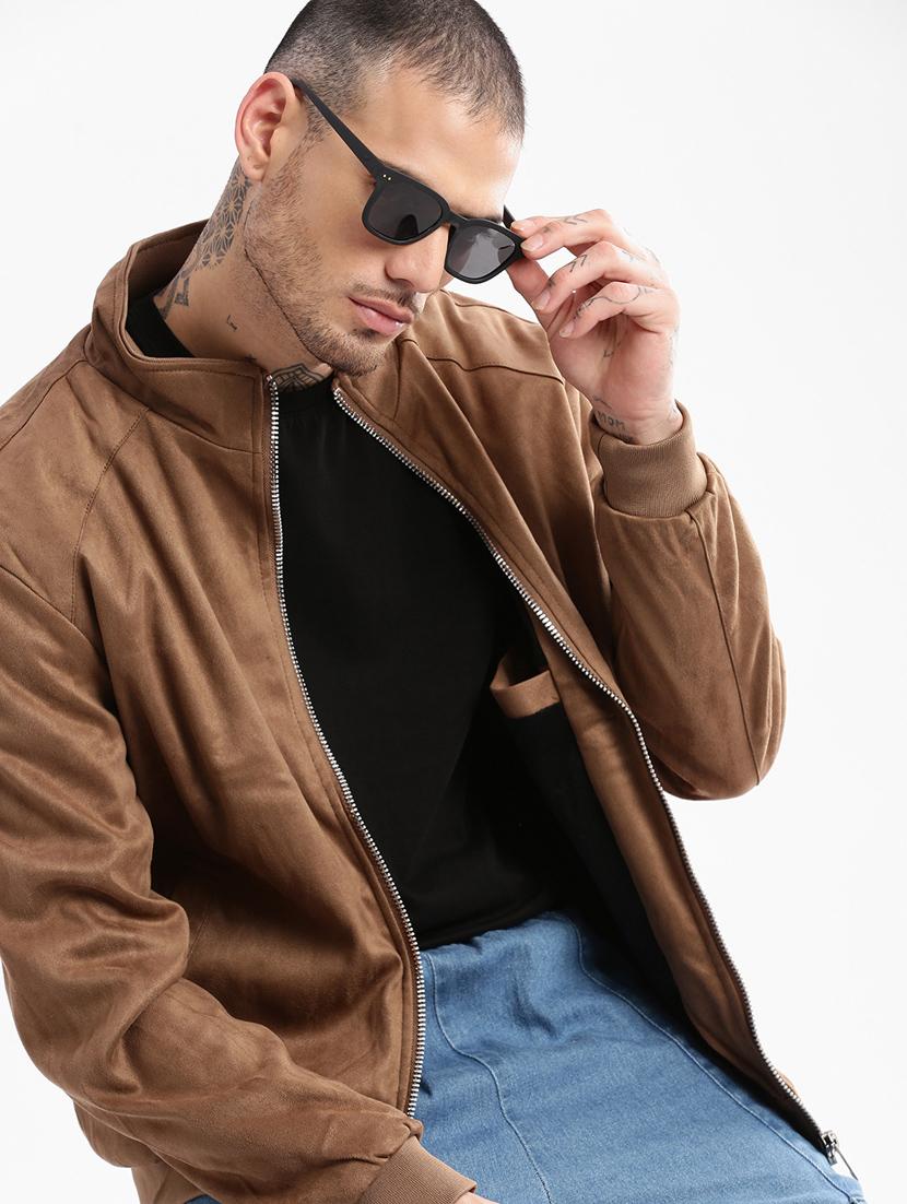 men long sleeve solid casual jacket - 20960587 - Standard Image - 4