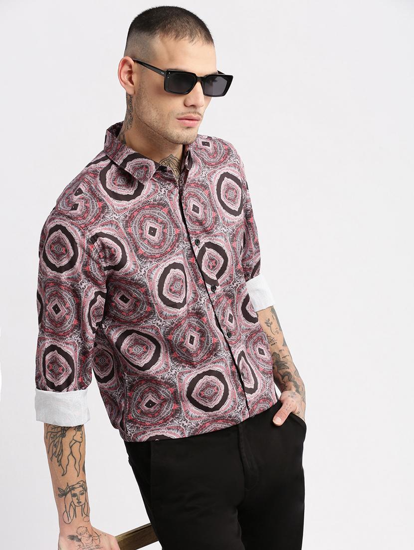 men collared long sleeve casual shirt - 20960756 - Standard Image - 4