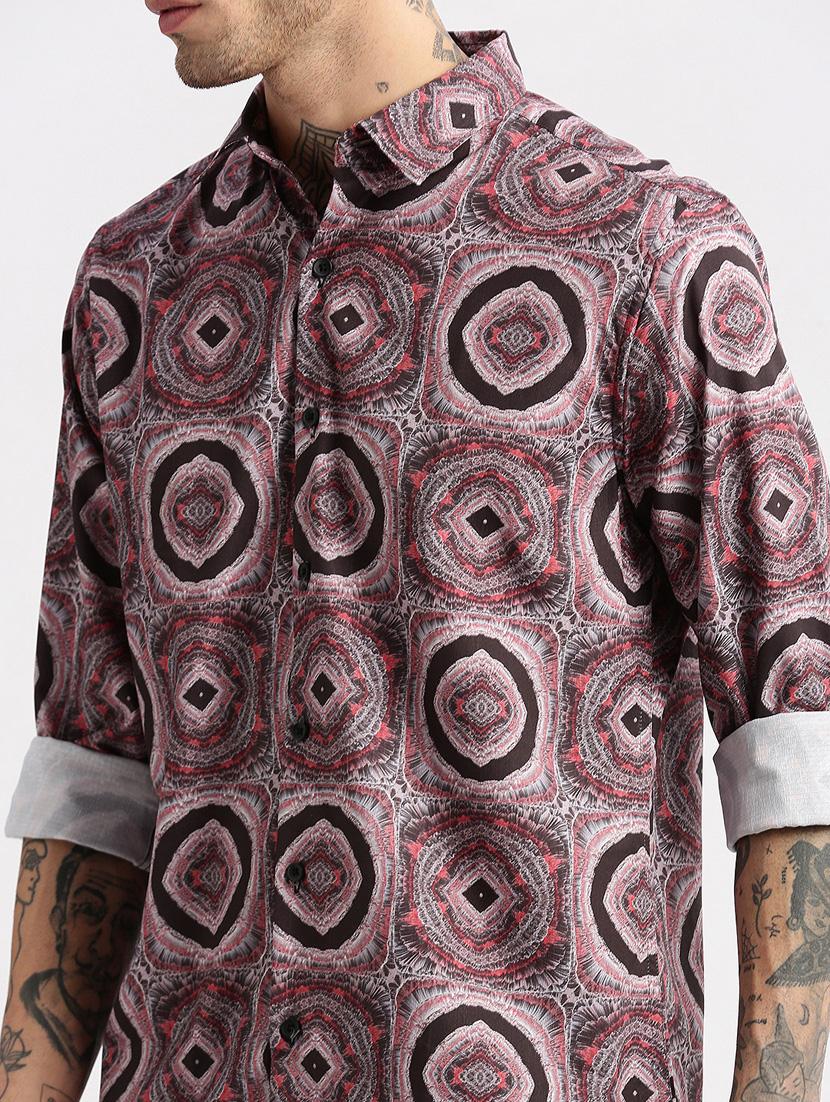 men collared long sleeve casual shirt - 20960756 - Standard Image - 6