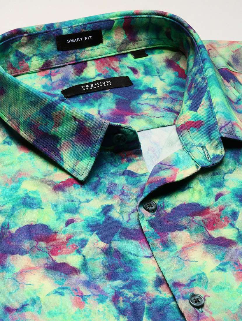 men collared short sleeve casual shirt - 20960828 -  Standard Image - 6