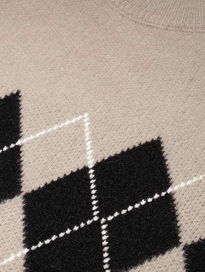 men long sleeved geometric pullover - 20960846 -  Standard Image - 6