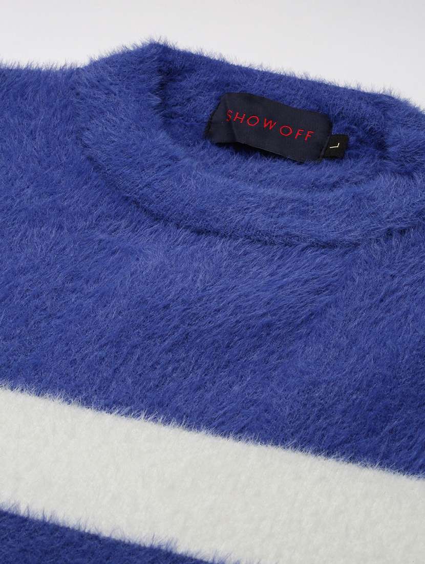 men long sleeved color block pullover - 20960852 -  Standard Image - 6