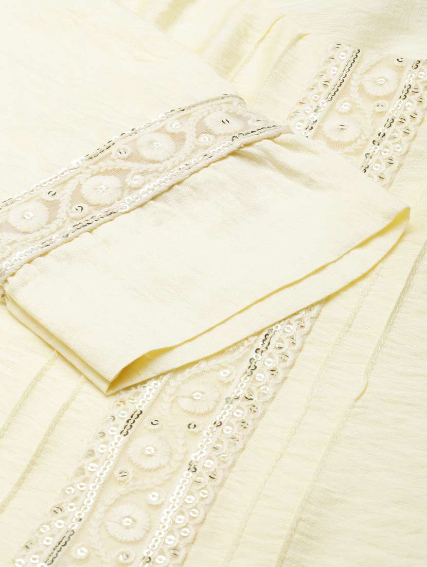 women three quarter sleeve straight kurta - 20960957 -  Standard Image - 6