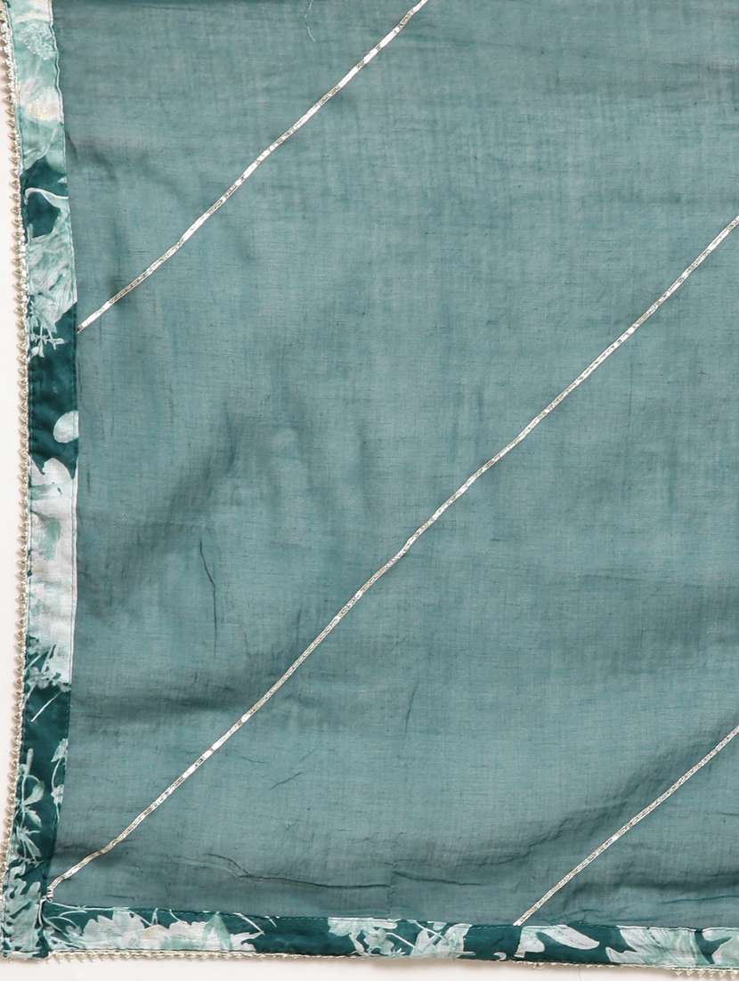 women floral printed v neck kurta dupatta set - 20960974 -  Standard Image - 6