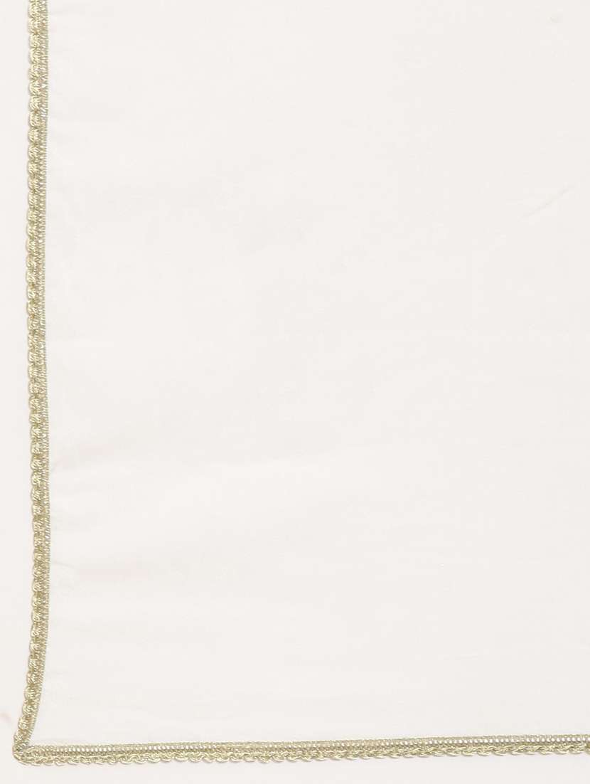 women embroidered round neck kurta dupatta set - 20960981 -  Standard Image - 6