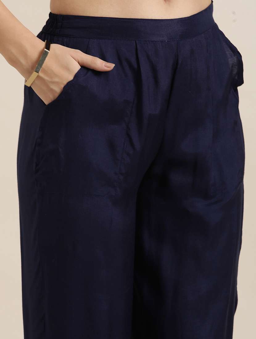 women floral round neck kurta pant set with dupatta - 20961146 -  Standard Image - 6